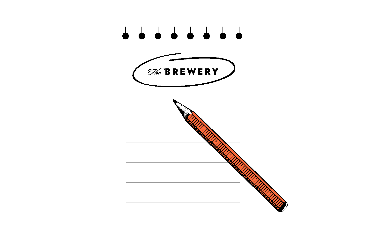 The Brewery event venue in London notebook