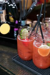 Drinks at a luxury product launch venue