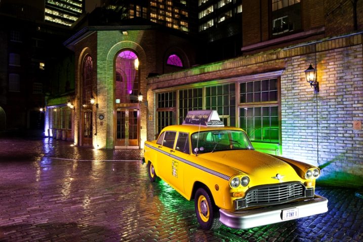 Taxi Outside Venue
