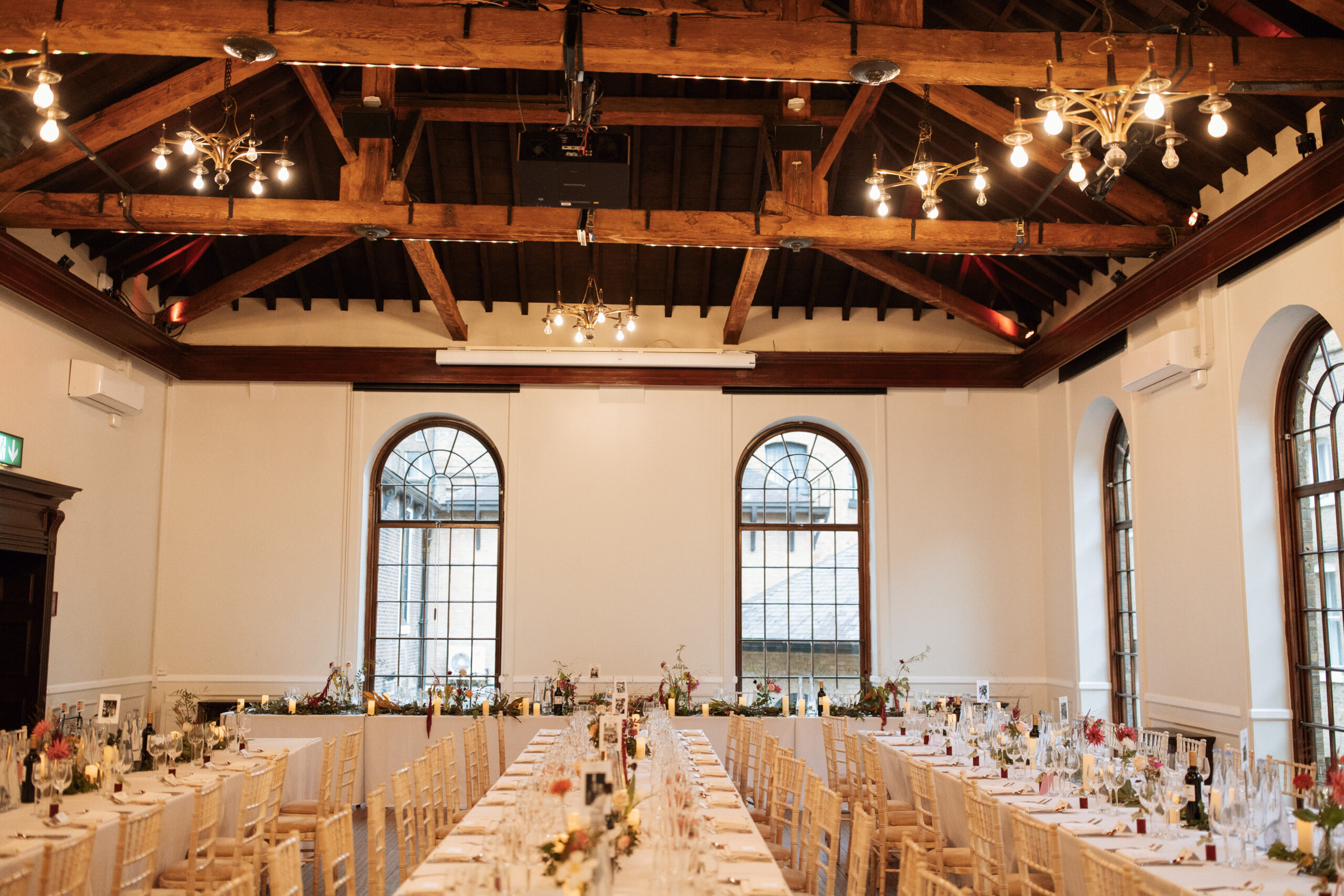 Wedding Breakfast in Upper Sugar Rooms