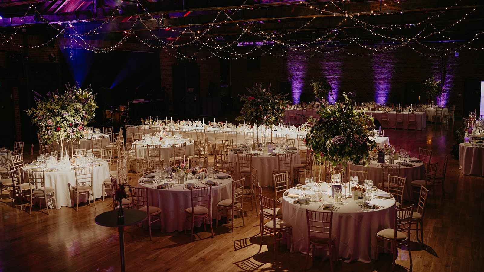 Porter Tun Weddings Breakfast Setup - Jessica & Alexander's Wedding